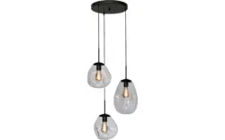 Goossens hanglamp lava zwart metaal - 8243963-goossens-lava-rondom-e27-max-18-watt-01