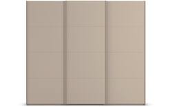 Goossens excellent kledingkast finca mat glas bruin hoogwaardig meubelplaat - 8244200-02