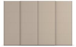 Goossens excellent kledingkast finca mat glas bruin hoogwaardig meubelplaat - 8244202-01