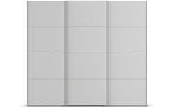 Goossens excellent kledingkast finca mat glas grijs hoogwaardig meubelplaat - 8244209-01