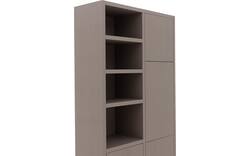 Goossens opbergkast barcelona bruin eiken - 8244460-goossens-barcelona-opbergkast-eiken-01