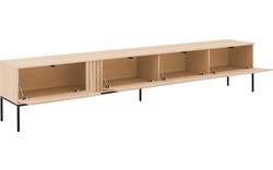 Goossens tv meubel viola wit eiken - 8244512-goossens-viola-tv-meubel-eiken-wit-01