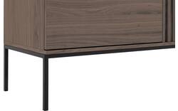 Goossens tv meubel viola donker bruin eiken - 8244513-goossens-viola-tv-meubel-eiken-donker-bruin-01