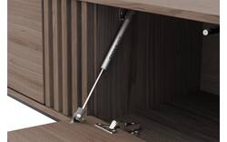 Goossens tv meubel viola donker bruin eiken - 8244517-goossens-viola-tv-meubel-eiken-donker-bruin-01