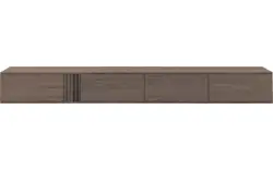 Goossens tv meubel viola donker bruin eiken - 8244529-goossens-viola-tv-meubel-eiken-donker-bruin-01