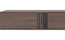 Goossens tv meubel viola donker bruin eiken - 8244529-goossens-viola-tv-meubel-eiken-donker-bruin-01