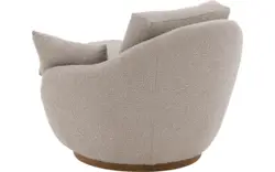 Goossens draaifauteuil lazy bruin stof - 8244531-goossens-lazy-fauteuil-stof-02