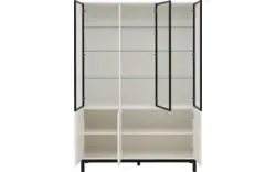Goossens vitrinekast valencia wit melamine - 8244533-goossens-valencia-vitrinekast-melamine-01