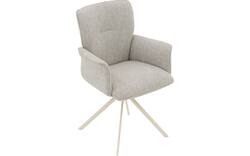Goossens eetkamerstoel hermes grijs stof - 8244606-goossens-hermes-stoel-onderdelen-stof-01