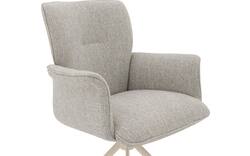Goossens eetkamerstoel hermes grijs stof - 8244606-goossens-hermes-stoel-onderdelen-stof-01