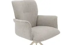 Goossens eetkamerstoel hermes grijs stof - 8244606-goossens-hermes-stoel-onderdelen-stof-01