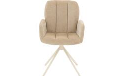 Goossens eetkamerstoel hestia beige stof - 8244611-goossens-hestia-stoel-onderdelen-stof-01