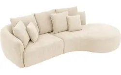 Goossens loungebank fay beige stof - 8251228-goossens-fay-usc-bank-stof-bruin-01