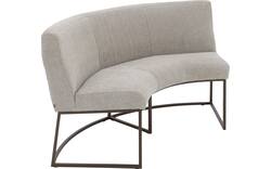 Goossens excellent eetbank tommie beige stof - 8251328-goossens-excellent-tommie-eetkamerstoel-stof-bruin-01