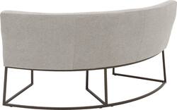 Goossens excellent eetbank tommie beige stof - 8251328-goossens-excellent-tommie-eetkamerstoel-stof-bruin-01