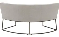 Goossens excellent eetbank tommie beige stof - 8251328-goossens-excellent-tommie-eetkamerstoel-stof-bruin-01