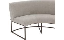 Goossens excellent eetbank tommie beige stof - 8251328-goossens-excellent-tommie-eetkamerstoel-stof-bruin-01
