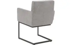 Goossens excellent eetkamerstoel tommie grijs stof - 8251329-goossens-excellent-tommie-eetkamerstoel-stof-grijs-01
