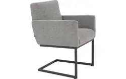 Goossens excellent eetkamerstoel tommie grijs stof - 8251329-goossens-excellent-tommie-eetkamerstoel-stof-grijs-01