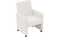Goossens eetkamerstoel rivas wit kunstleer - 8251334-goossens-rivas-eetkamerstoel-kunstleer-wit-01
