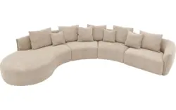 Goossens loungebank fay beige stof - 8251394-goossens-fay-bank-stof-bruin-01