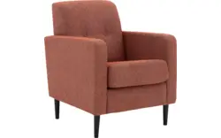 Goossens fauteuil hipp oranje stof - 8251507-goossens-hipp-fauteuil-stof-01