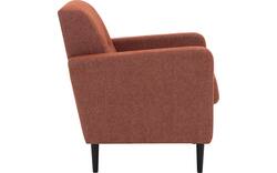 Goossens fauteuil hipp oranje stof - 8251507-goossens-hipp-fauteuil-stof-01