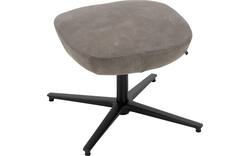 Goossens excellent voetenbank piemonte grijs leer - 8251509-goossens-excellent-piemonte-hocker-leer-01