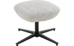 Goossens excellent voetenbank piemonte grijs stof - 8251510-goossens-excellent-piemonte-hocker-stof-01