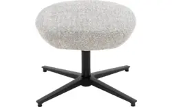 Goossens excellent voetenbank piemonte grijs stof - 8251510-goossens-excellent-piemonte-hocker-stof-01