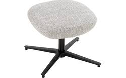Goossens excellent voetenbank piemonte grijs stof - 8251510-goossens-excellent-piemonte-hocker-stof-01