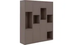 Goossens wandmeubel granada bruin eiken - 8251528-goossens-granada-wandmeubel-eiken-01
