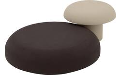 Goossens salontafel mushroom bruin leefbeton - 8251553-goossens-mushroom-salontafel-leefbeton-01