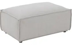 Goossens excellent voetenbank sens bruin stof - 8251652-goossens-excellent-sens-hocker-stof-01