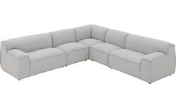 Goossens excellent hoeksalon sens bruin stof - 8251683-goossens-excellent-sens-bank-stof-bruin-01