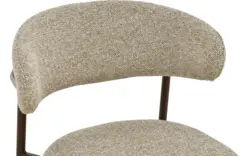 Goossens basic eetkamerstoel siem beige stof - 8251687-goossens-basic-siem-eetkamerstoel-stof-bruin-01