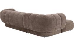 Goossens hoeksalon weave bruin stof - 8251717-gespiegeld-02