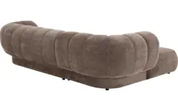 Goossens hoeksalon weave bruin stof - 8251717-gespiegeld-02