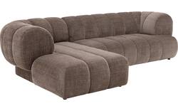 Goossens hoeksalon weave bruin stof - 8251717-gespiegeld-02
