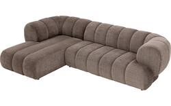 Goossens hoeksalon weave bruin stof - 8251717-gespiegeld-02
