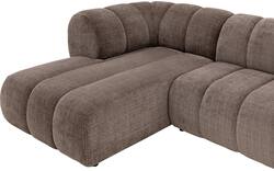 Goossens hoeksalon weave bruin stof - 8251717-gespiegeld-02