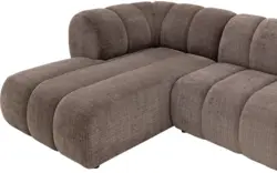 Goossens hoeksalon weave bruin stof - 8251717-gespiegeld-02