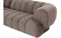 Goossens hoeksalon weave bruin stof - 8251717-gespiegeld-02
