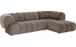 Goossens hoeksalon weave bruin stof - 8251717-goossens-weave-bank-stof-bruin-01