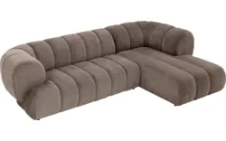 Goossens hoeksalon weave bruin stof - 8251717-goossens-weave-bank-stof-bruin-01