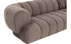Goossens hoeksalon weave bruin stof - 8251717-goossens-weave-bank-stof-bruin-01