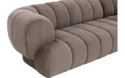 Goossens hoeksalon weave bruin stof - 8251717-goossens-weave-bank-stof-bruin-01