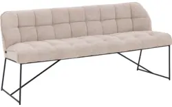 Goossens eetbank ronnie roze stof - 8252040-goossens-ronnie-eetkamerstoel-stof-roze-02