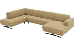 Goossens u bank mellow geel stof - 8252087-gespiegeld-02