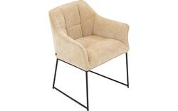 Goossens eetkamerstoel ronnie beige stof - 8252094-goossens-ronnie-eetkamerstoel-stof-beige-01